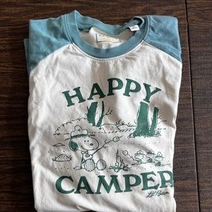 LLBean x Peanuts long sleeve shirt